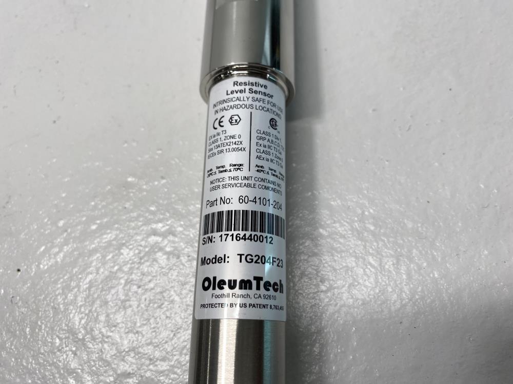 OleumTech Liquid Level Transmitter WT-0900-LL3 w/ Resistive Level Sensor